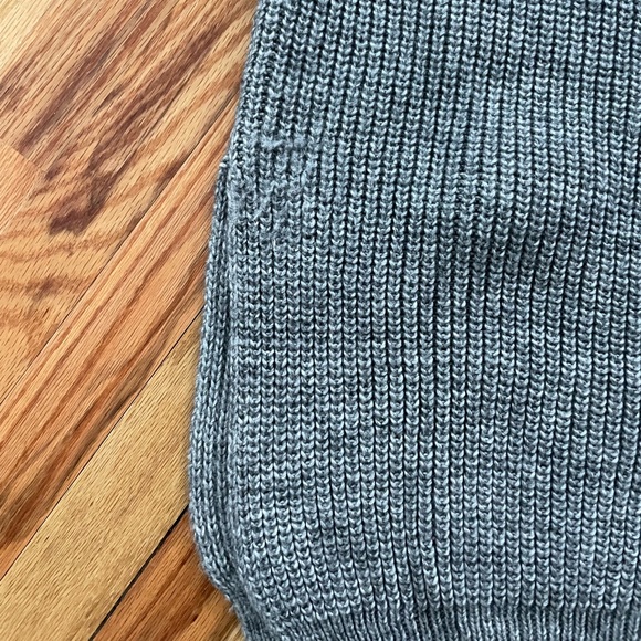 Zara Chunky Knit Side Slit Tunic Sweater - Picture 10 of 11